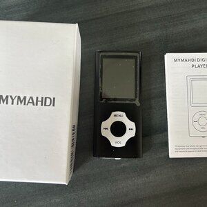 MYMAHDI Slim 1.8" LCD Mp3 Player Black New In box